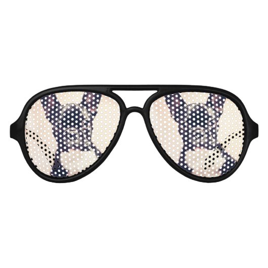 ブルドフランスのッグ アビエーターサングラス (正面)