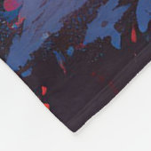 ブルドフランスのッグ&ア動揺してメリカ国旗 フリースブランケット (角)