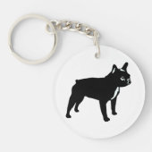 ブルドフランスのッグ キーホルダー (正面)