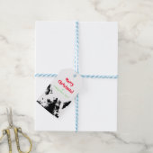 ブルドフランスのッグ ギフトタグ (より糸付き)