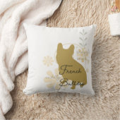 ブルドフランスのッグ クッション (ブランケット)