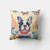 ブルドフランスのッグ クッション (裏面)