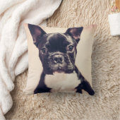 ブルドフランスのッグ クッション (ブランケット)