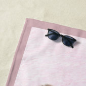 ブルドフランスのッグ（クリーム/ホワイト）絵画ズ-犬芸術 ビーチタオル (インサイチュ)