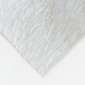 ブルドフランスのッグ（クリーム/ホワイト）絵画ズ-犬芸術 フリースブランケット (角)