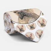 ブルドフランスのッグ(セーブル)絵画ズ – かわいいオリジナルDo ネクタイ (ロール)