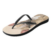 ブルドフランスのッグ(セーブル)絵画ズ – かわいいオリジナルDo ビーチサンダル (アングル)