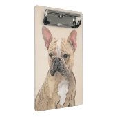ブルドフランスのッグ（セーブル）絵画ズ – かわいいオリジナルDo ミニクリップボード (アングル)