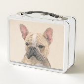 ブルドフランスのッグ(セーブル)絵画ズ – かわいいオリジナルDo メタルランチボックス (裏面)