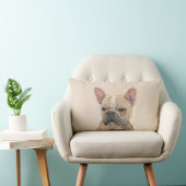 ブルドフランスのッグ(セーブル)絵画ズ – かわいいオリジナルDo ランバークッション (椅子)