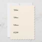 ブルドフランスのッグ（セーブル）絵画ズ – かわいいオリジナルDo 招待状 (裏面)