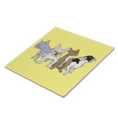 ブルドフランスのッグ タイル (側面)