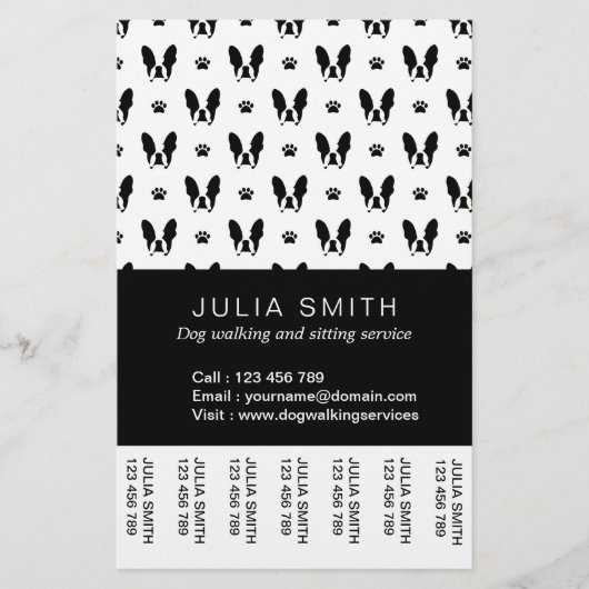 ブルドフランスのッグ チラシ (正面)