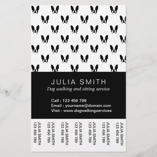 ブルドフランスのッグ チラシ (正面)