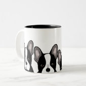 ブルドフランスのッグ ツートーンマグカップ (正面左)