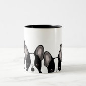ブルドフランスのッグ ツートーンマグカップ (中央)