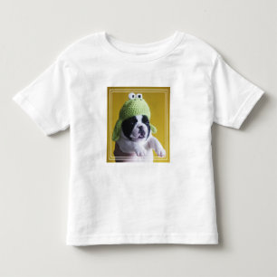 ブルドフランスのッグ トドラーTシャツ