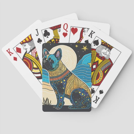 ブルドフランスのッグ トランプ (裏面)