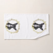 ブルドフランスのッグ バスタオルセット (ハンドタオル)