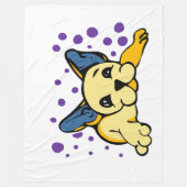 ブルドフランスのッグ フリースブランケット (正面)