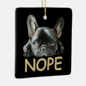 ブルドフランスのッグ|フレンチエの贈り物 セラミックオーナメント (右)