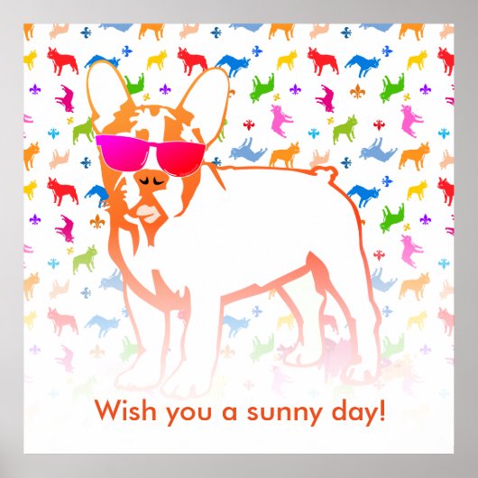 ブルドフランスのッグ ポスター (正面)