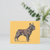 ブルドフランスのッグ！ ポストカード (スタンド正面)