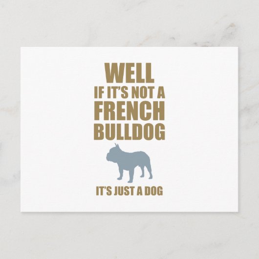 ブルドフランスのッグ ポストカード (正面)