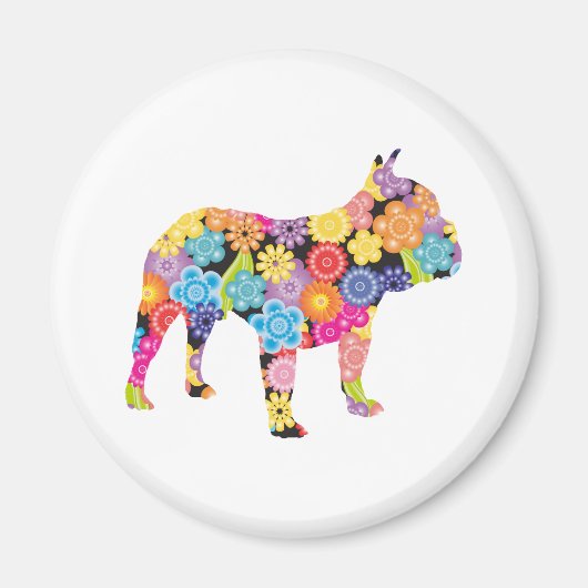 ブルドフランスのッグ マグネット (正面)