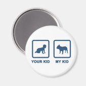 ブルドフランスのッグ マグネット (正面/裏面)