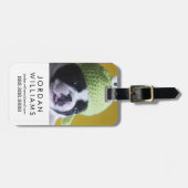 ブルドフランスのッグ ラゲッジタグ (正面横)