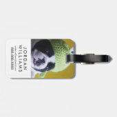 ブルドフランスのッグ ラゲッジタグ (裏面横)