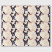 ブルドフランスのッグ ラッピングペーパー (フラット)