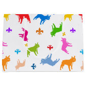 ブルドフランスのッグ ラージペーパーバッグ (正面)