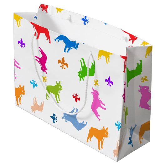 ブルドフランスのッグ ラージペーパーバッグ (裏面アングル)