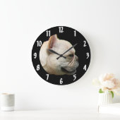 ブルドフランスのッグ ラージ壁時計 (ホーム)