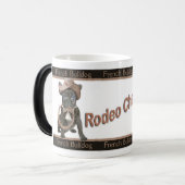 ブルドフランスのッグ·ロデオ·チャンプ モーフィングマグカップ (正面左)