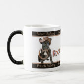 ブルドフランスのッグ·ロデオ·チャンプ モーフィングマグカップ (左)
