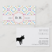 ブルドフランスのッグ 名刺 (正面/裏面)