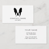 ブルドフランスのッグ 名刺 (正面/裏面)