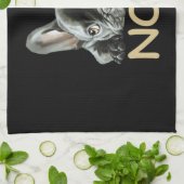 ブルドフランスのッグ | Frenchie Nope Gives キッチンタオル (折り畳み)