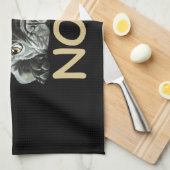 ブルドフランスのッグ | Frenchie Nope Gives キッチンタオル (四つ折り)