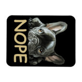 ブルドフランスのッグ | Frenchie Nope Gives マグネット (横)