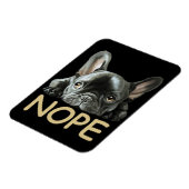 ブルドフランスのッグ | Frenchie Nope Gives マグネット (左側)