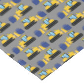 ブルドーザーかわいい1st誕生日パーティー建築 テーブルクロス (アングル)