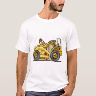 ブルドーザーのスクレーパーの女性Tシャツ Tシャツ