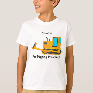 ブルドーザーの子供のワイシャツ Tシャツ