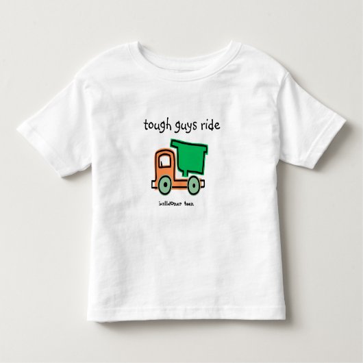 ブルドーザーの子供 トドラーTシャツ (正面)