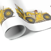 ブルドーザーの建築 ラッピングペーパー (ロールコーナー)