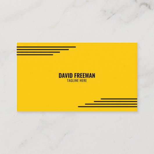 ブルドーザーイエロー&ブラック建築機 名刺 (裏面)